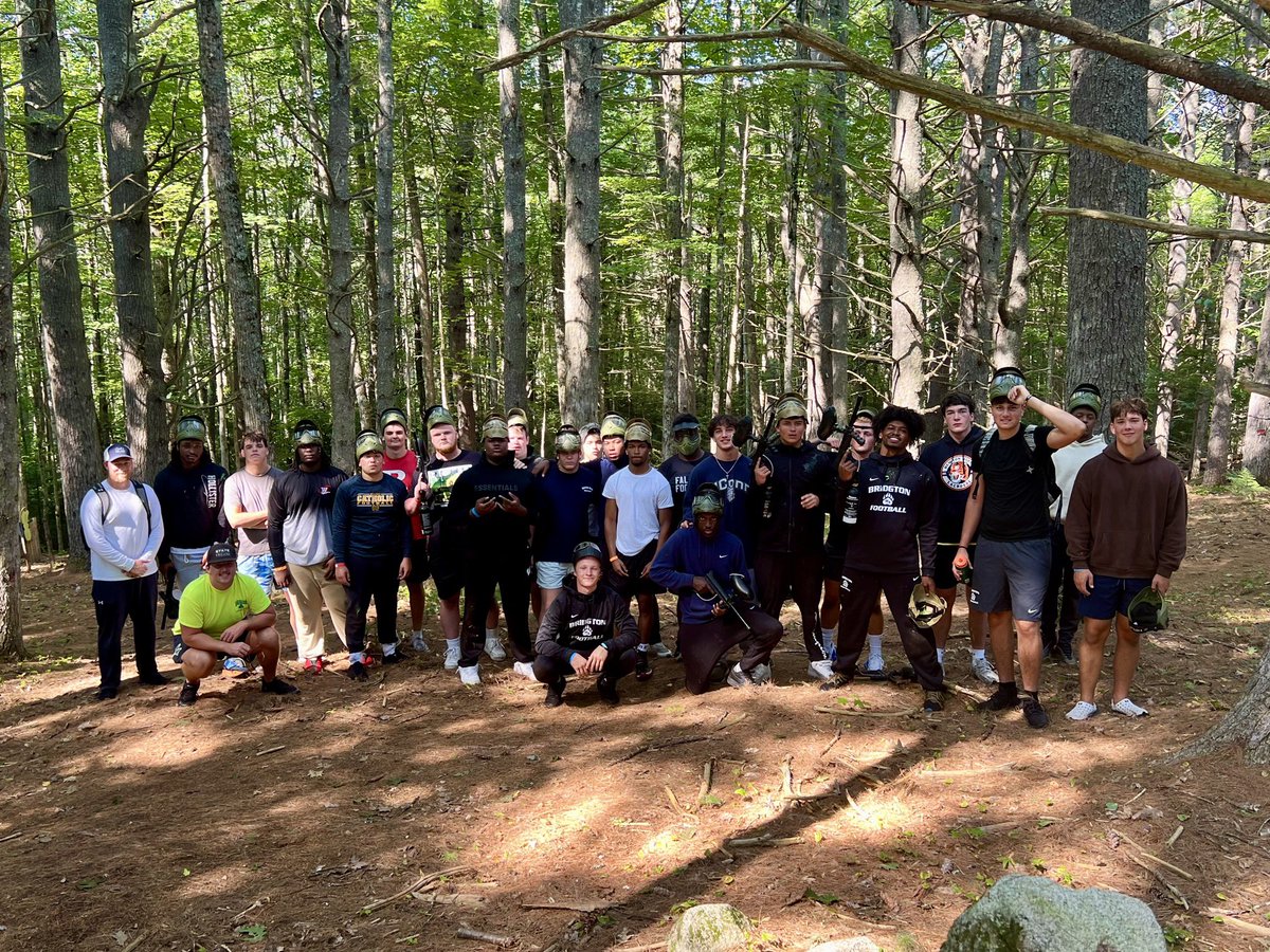 After 6 practices in 6 days, we had our first off day from the field and spent the morning hiking Hawk Mountain and playing paintball on the <a href="/BridgtonAcademy/">Bridgton Academy</a> paintball course. Thank you to Mr. Rosen for running paintball for the team! #WolverineMoB #TheDifference