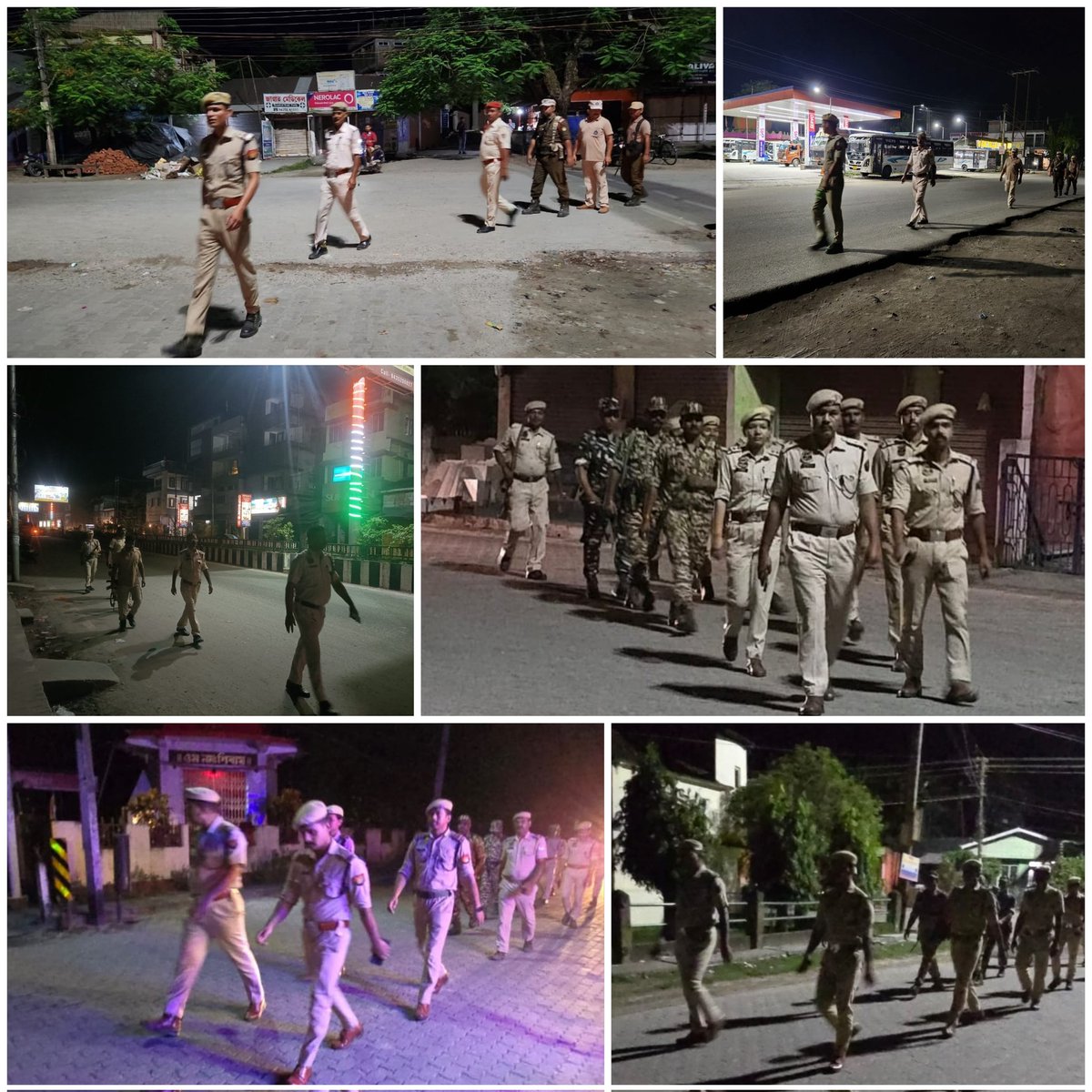 Barpeta_Police's tweet photo. Foot Patrolling and area domination by Barpeta Police in various places of Barpeta District 

@DGPAssamPolice 
@gpsinghips 
@assampolice https://t.co/FIVxJDlH3E