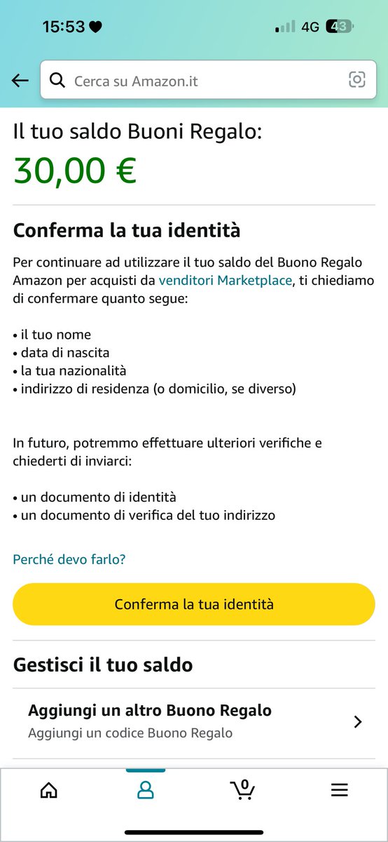 ManuelFerri6's tweet photo. Buono gratis di Amazon, ci sono le prove che è affidabile e che funziona davvero, per chi fosse interessato mi scrivesse, ve ne sarei grato. I 30€ arrivano sia a me che all’altra persona che aggiunge il mio codice per il buono. Per favore aiutatemi grazie https://t.co/YNhVnpgWwX
