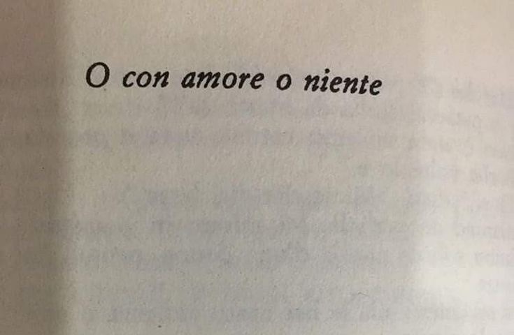 either with love or nothing