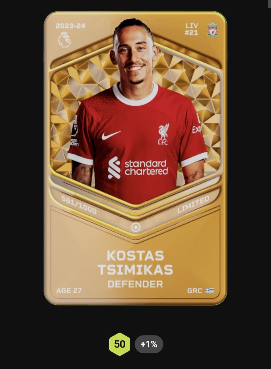 I am going to #Giveaway this card if we hit 350 followers!!!

To participate:
- Follow 
- like and repost
- comment #sorare username

Goodluck to everyone