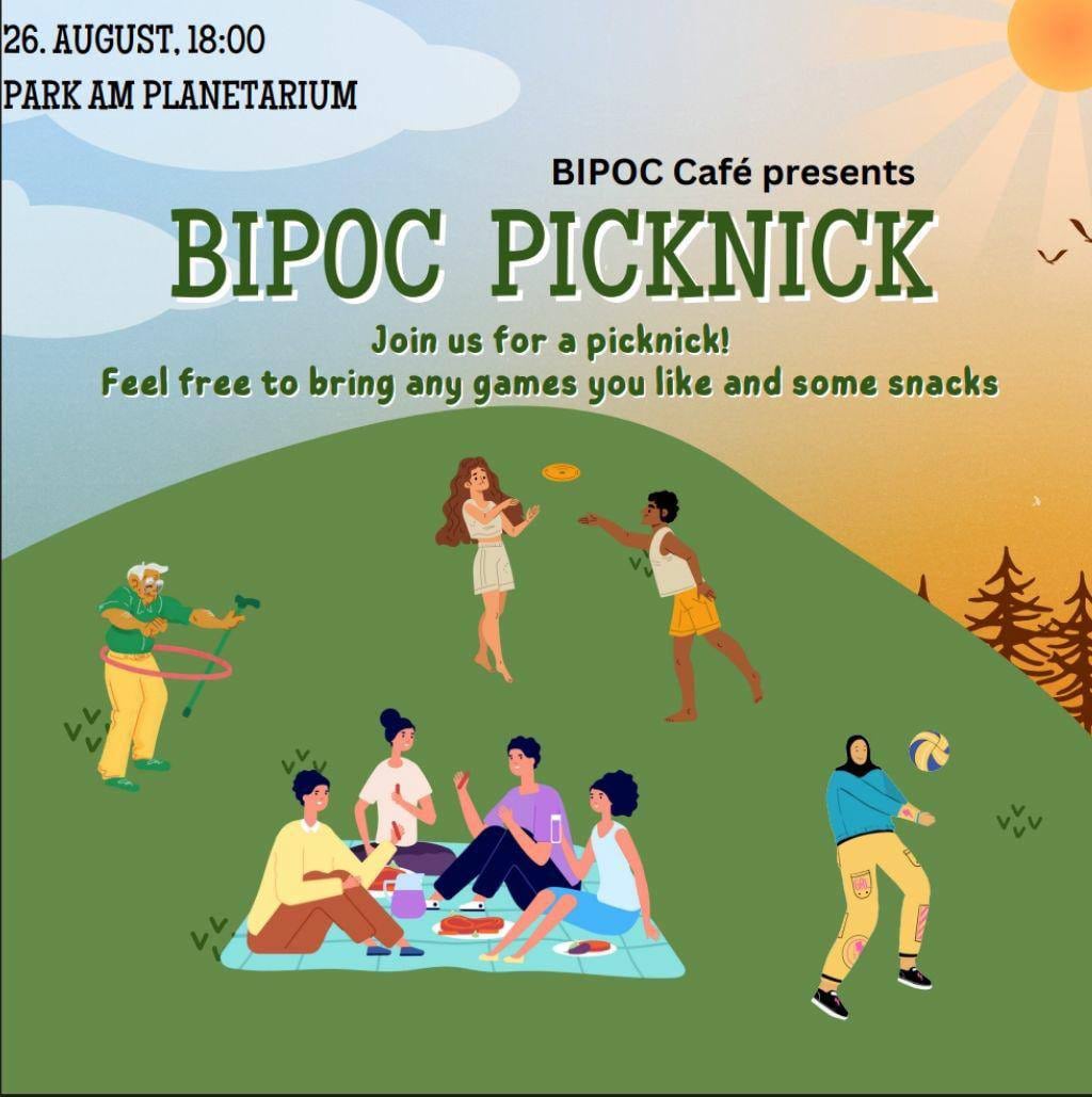 Kommt morgen zum BIPoC-Picknick zum Park am Planetarium!✨