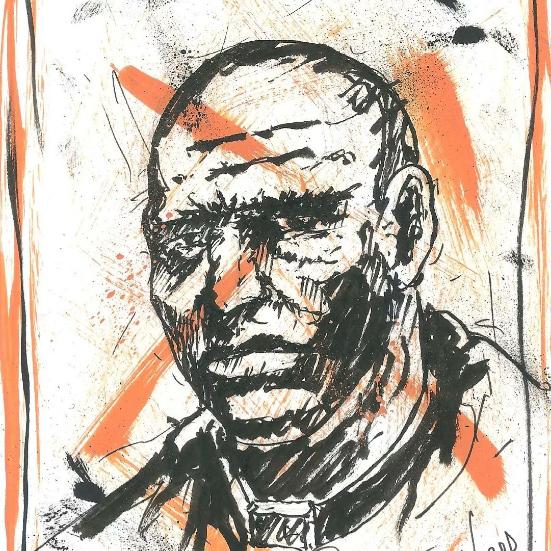 MalevMinis's tweet photo. Day 3 on my quest to learn how to draw so I can illustrate my own game. The brush pen is a lot of fun! #convictcombat https://t.co/aXXsGlH4HU