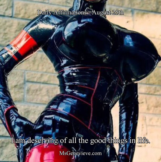 Daily Affirmations- August 25th I am deserving of all the good things in life. https://t.co/3XbzKIos<a href="/tag/queen"class="tags"><span>#queen</span></a><a href="/tag/domme"class="tags"><span>#domme</span></a><a href="/tag/smother"class="tags"><span>#smother</span></a>