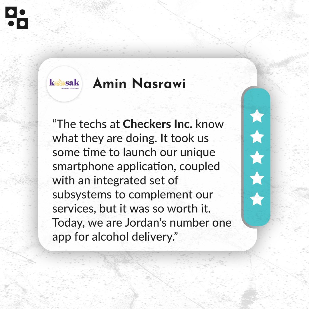 CheckersInc's tweet photo. Real stories from our clients. Hear what they have to say about their experience with us!

#happycustomers #digitalmarketing #holisticdigitalmarketing #checkersinc #itsolutions #webdesignideas https://t.co/nHyedr1F4A