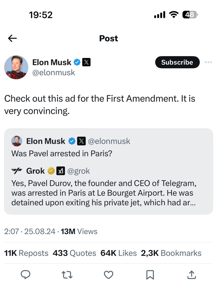 ivelinkv's tweet photo. @elonmusk @elonmusk when I click on boxes with grok conversations like the one you have shared here nothing happens. I can’t expand it to see the whole response from Grok. It only gets a gray background. https://t.co/s6IZjKZl4l