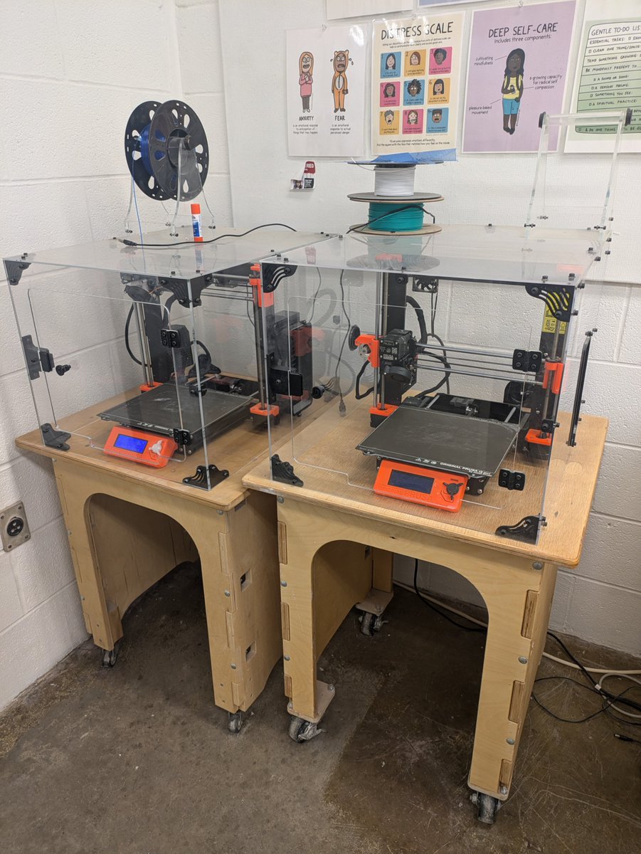 Mixing clay and loading filaments, another semester starts tomorrow