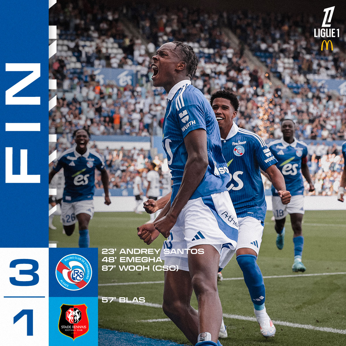 RCSA's tweet image. 🏁 HOPLA!

#RCSASRFC (3-1)