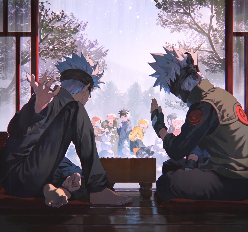4th_tsunade's tweet photo. Naruto x Jujutsu Kaizen https://t.co/OaT13BwvWK