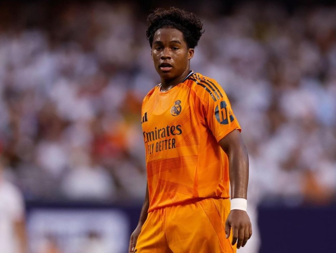 ⚪️🇧🇷 Endrick scores his first goal ever as Real Madrid player!