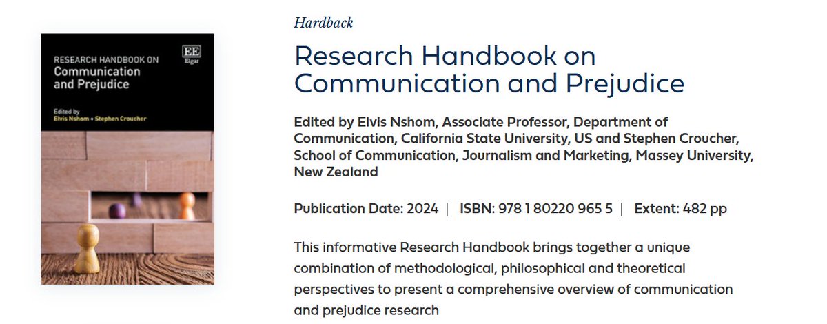 Brno Lab of Intergroup Processes (@brnolab) on Twitter photo 📚Check out the latest chapter by <a href="/SylvieGraf_Psy/">Sylvie Graf</a>,<a href="/SimonaOlhova/">Simona Oľhová</a>, and <a href="/mirjanarupar87/">Mirjana Rupar</a> on media and prejudice. e-elgar.com/shop/gbp/resea… 📚Check out the latest chapter by <a href="/SylvieGraf_Psy/">Sylvie Graf</a>,<a href="/SimonaOlhova/">Simona Oľhová</a>, and <a href="/mirjanarupar87/">Mirjana Rupar</a> on media and prejudice. e-elgar.com/shop/gbp/resea…