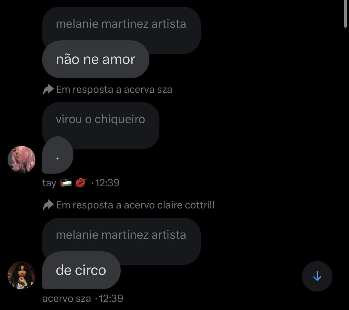 melaniemspace's tweet photo. O que custa ter respeito e educação? Nada! Nos prints, eles estão falando especificamente da Melanie Martinez e do @acervomelzinha. https://t.co/KFSagtpvDc