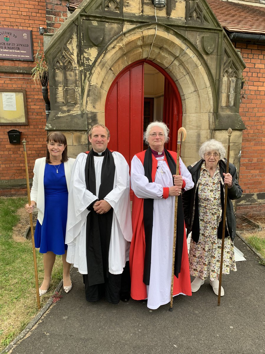 Celebrations today at Hebburn St Oswald and St Cuthbert as David Cleugh licensed as Priest in Charge . Great sense of hopefulness for the future .