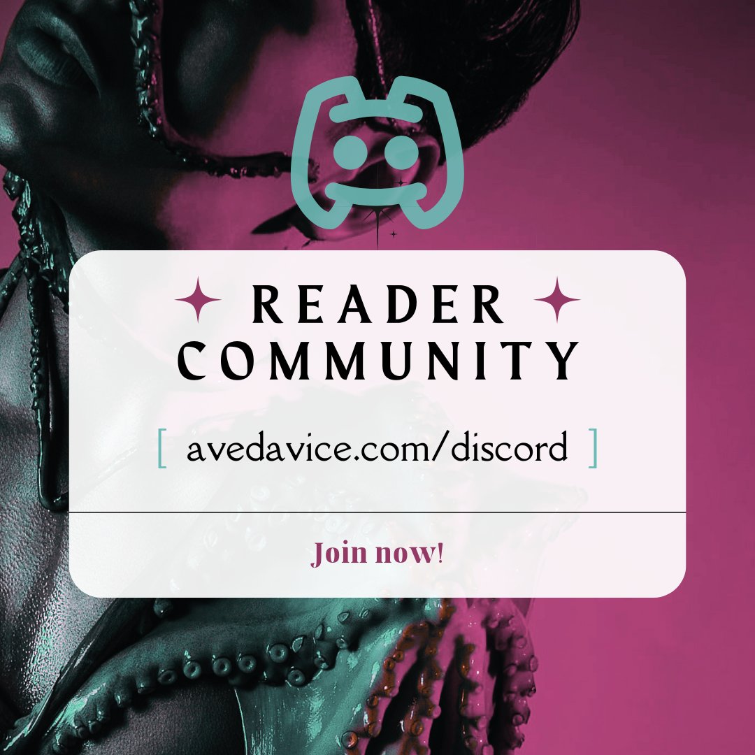 ✨ READER COMMUNITY DISCORD ✨⁠
⁠
The easiest social place to find me is my Discord server. I love talking with you all and seeing what you're up to (tattoos! cosplays! crocheting!) Plus the art that people share in the [redacted] art channel is *chef's kiss*.