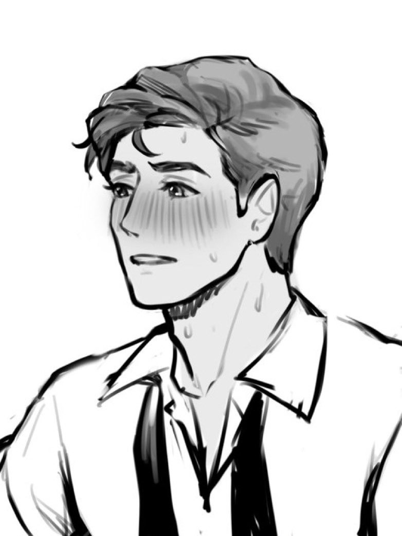 “Alex is the perfect depiction of some kind of greek god. It’s fucking deranged. The chiselled marble of his jaw, his long eyelashes, those deep bottomless brown eyes and that obscene mouth. He looks up at Henry, a pleading question in his desperate eyes.”

art by <a href="/shiietsidrew/">hn ❤️‍🔥</a>