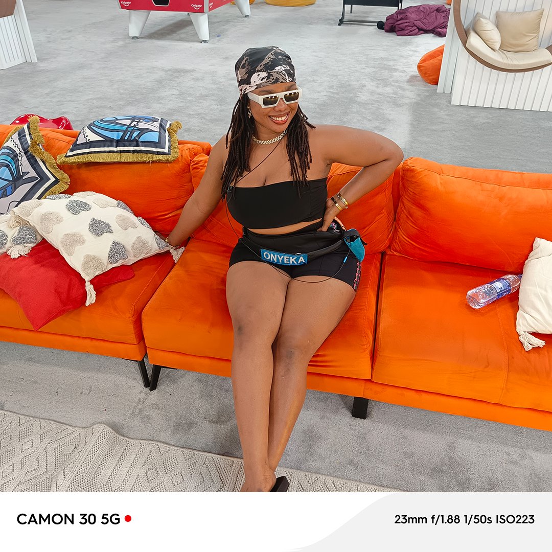 That smile when you just trust the camera of the CAMON 30 5G <a href="/itsonyekachigbo/">Onyeka Chigbo</a> 

#BBNaijaS9xTECNO
#TangowithTECNO 
#ShotOnTECNO
#Bbnaija