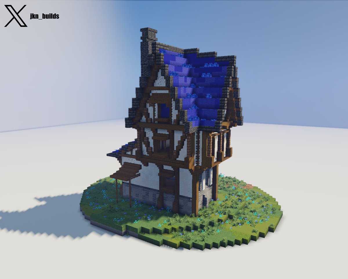 jkn_builds's tweet photo. 🔵 Blue Medieval House

built for fun, thoughts?

#Minecraft #minecraft建築コミュ #Minecraftbuilds #minecraftart https://t.co/fx8uFNrv3h