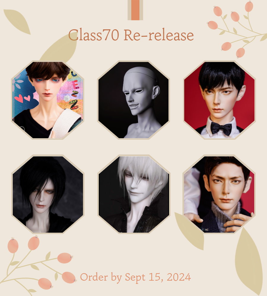 IOSdoll's tweet photo. [::RELEASE::] Class60 &amp; Class70 Re-Release

- Order Period:  From Aug 24 to Sep 15, 2024
- Limited-time order.

[::재발매안내::] 클래스60&amp;클래스70 일부 타입 재발매
-주문기간: 2024년9월15일까지
-기간한정

#immortalityofsoul #dollios #구체관절인형 #클래스70 #아이오에스 https://t.co/dKUc0lBXbV