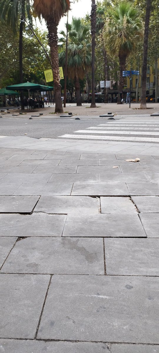 periketetu's tweet image. #Bcn
Sant Pau i Hospital.
Carrers principals del #Raval, camins històrics i molt transitats, en mal estat.
Paviments trencats,
senyals d deixadesa i déficit d manteniment.