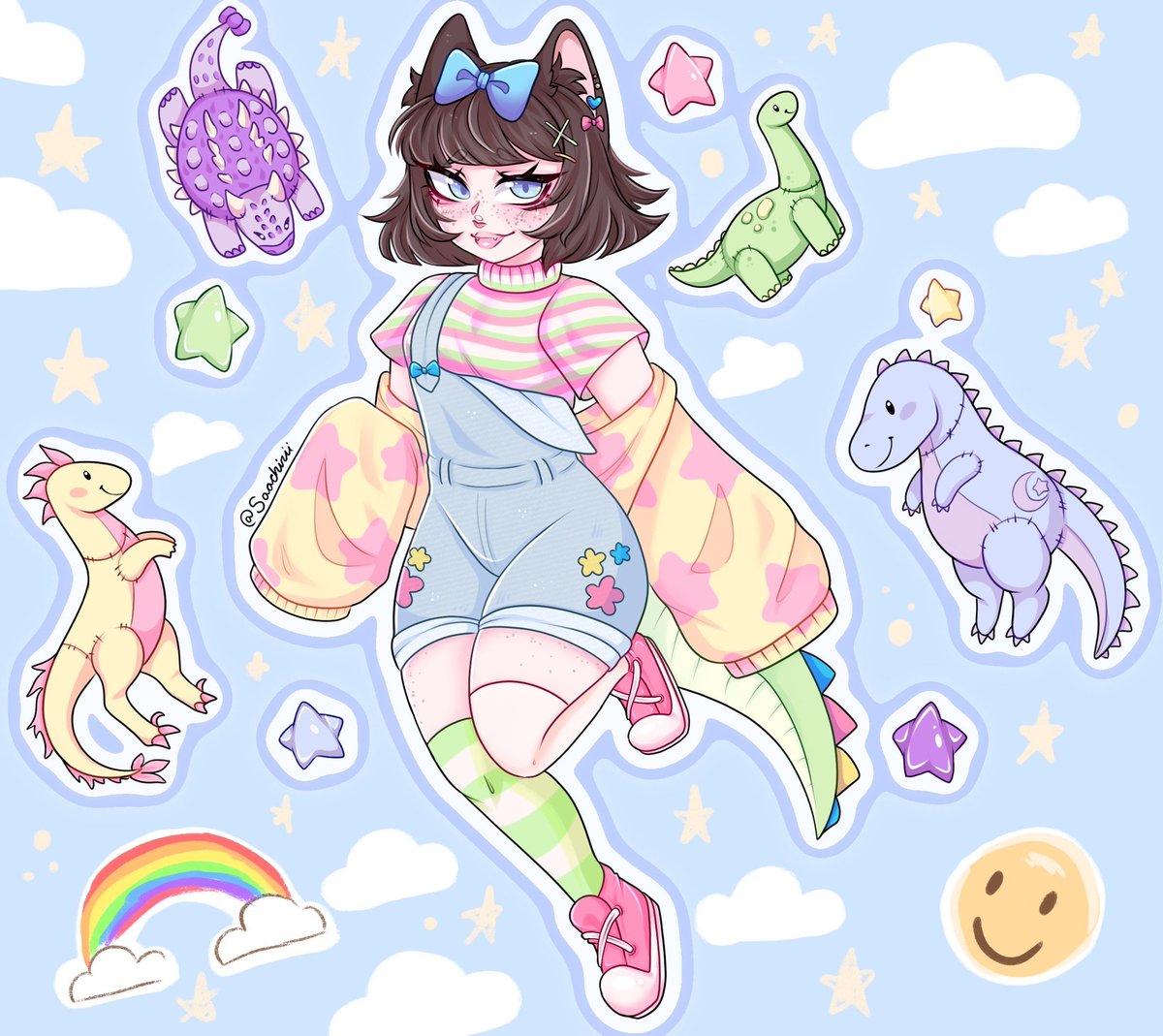 dinopawbs's tweet photo. silly lil dino pup ⭐🦖🐾

🎨: @saachirii ᰔ
(oc belongs to me | pixiipawbs | do not use, repost, or claim as your own) https://t.co/zD1rz5bUOI