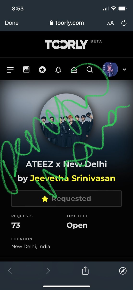 Penguinmama03's tweet photo. Help India request Ateez! Every Atiny deserves to see Ateez!
#ATEEZtoIndia #DESITINY #ATINY #ATEEZIndia #DESITEEZ #ATEEZ #에이티즈 @ATEEZofficial https://t.co/YvE4jxhiGz