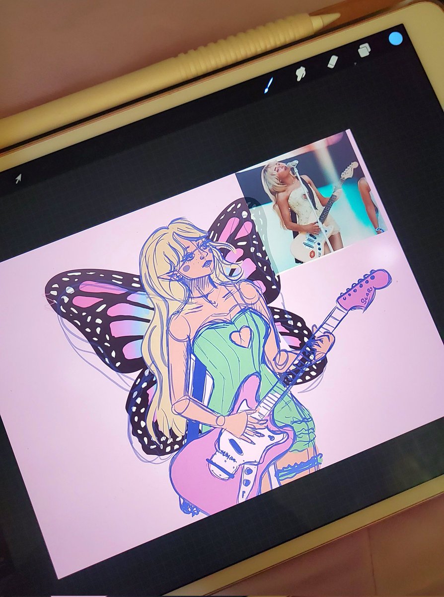 Fairy Sabrina sketch 🧚‍♀️✨️
#wip #SabrinaCarpenter #fairy