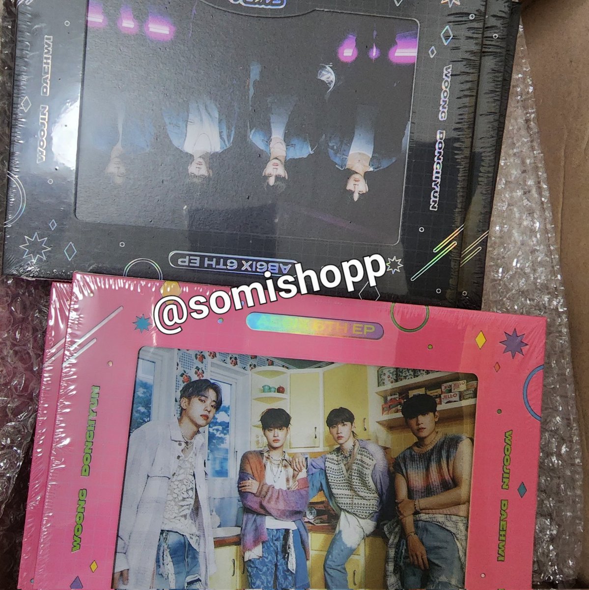 Somishopp's tweet photo. บั้ม AB6IX 6TH Take A Chance
บั้มละ 150  2 บั้ม 290 ส่งฟรีค่ะ
#ตลาดนัดAB6IX #ตลาดนัดABNEW https://t.co/5RIgKjunjp
