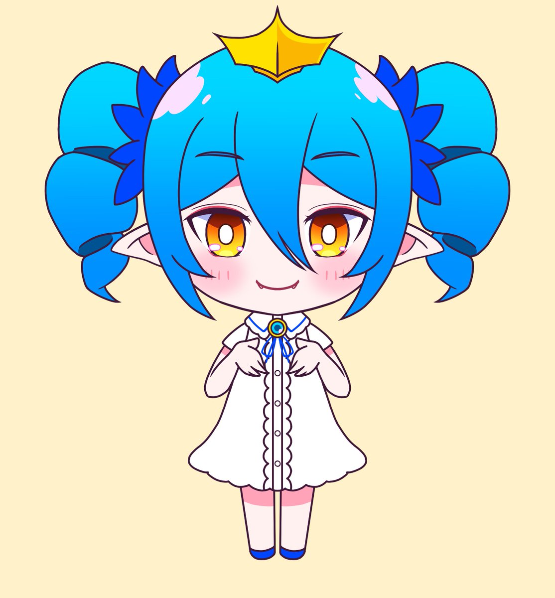 Live2Dの勉強用に用意したアクアたま
#ボンバーガール 