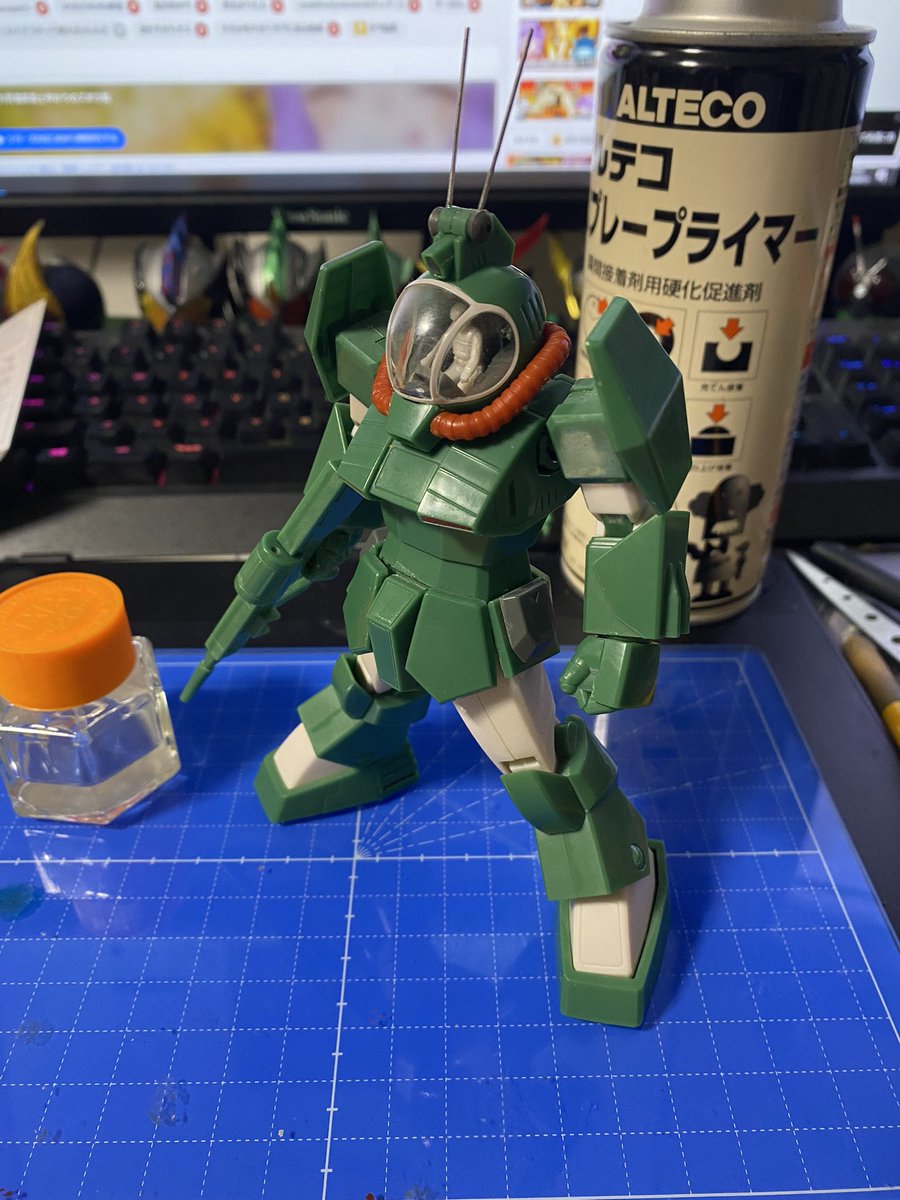 GoldPart5's tweet photo. アンテナとミサイルポッドがないないしたソルティック
アンテナをその辺にあったアイテムで作る
ミサイルポッドはMSGにいいのがあれば良いのですが https://t.co/SoNSAhiau9