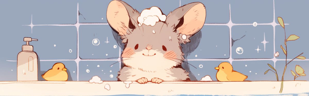 musitsune's tweet photo. Bath time wallaby🦘 #フリーヘッダー https://t.co/OYjkVe5toi