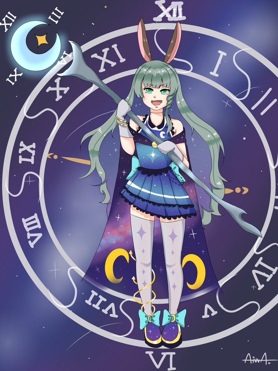 AivvAJS's tweet image. ขออนุญาตร่วมกิจกรรมค้าบบ วาดต้าวเน่ สาวน้อยเวทย์มนต์ผู้ใช้เวลา กาลอวกาศ🪄#ReWRITE_contest