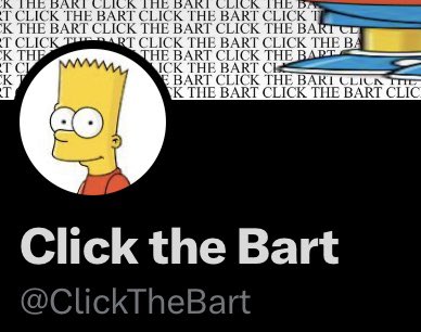 clickbartbart's tweet image. click the click the bart