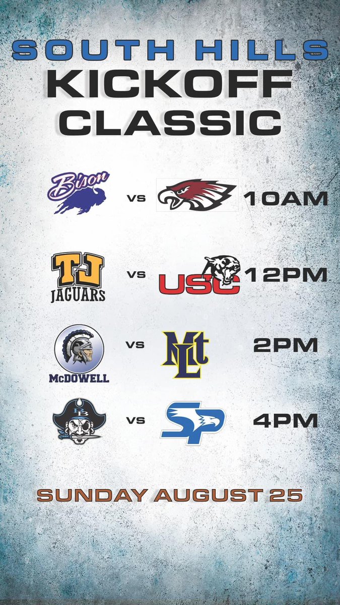 TJ Girls travel to South Park HS stadium to participate in the South Hills Kickoff Classic today August 25th @ 12p. ⚽️🐾 

#WErTJ
#TJSoccer 

<a href="/wjhsd/">West Jefferson Hills SD</a>
<a href="/TJHSJaguars/">TJHSJaguars</a>

<a href="/PGVarsityXtra/">PG Varsity Xtra</a>
<a href="/TribLiveHSSN/">TribLive HSSN</a>
<a href="/MVI_Sports/">MVI Sports</a>
<a href="/pghsoccernow/">Pittsburgh Soccer Now</a>
#WPIALSoccer