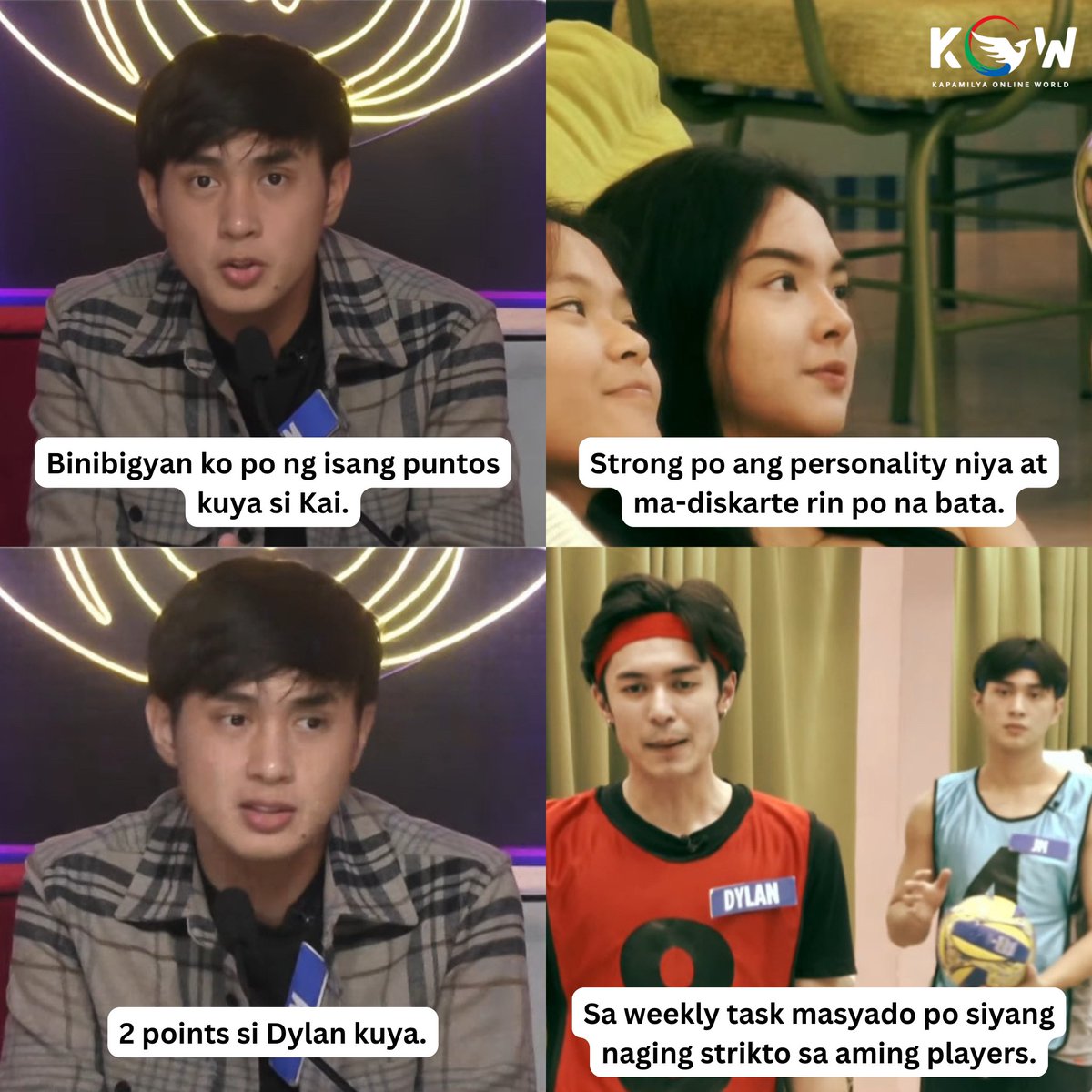 kowalerts's tweet photo. After ng Dylan/DongPat tandem.. Kai/Dylan naman ang target ni JM!! 😂😂 #PBBGen11FifthNomi magtagumpay kaya ang plano niya sa mga susunod na linggo? https://t.co/DKPkudXFMh