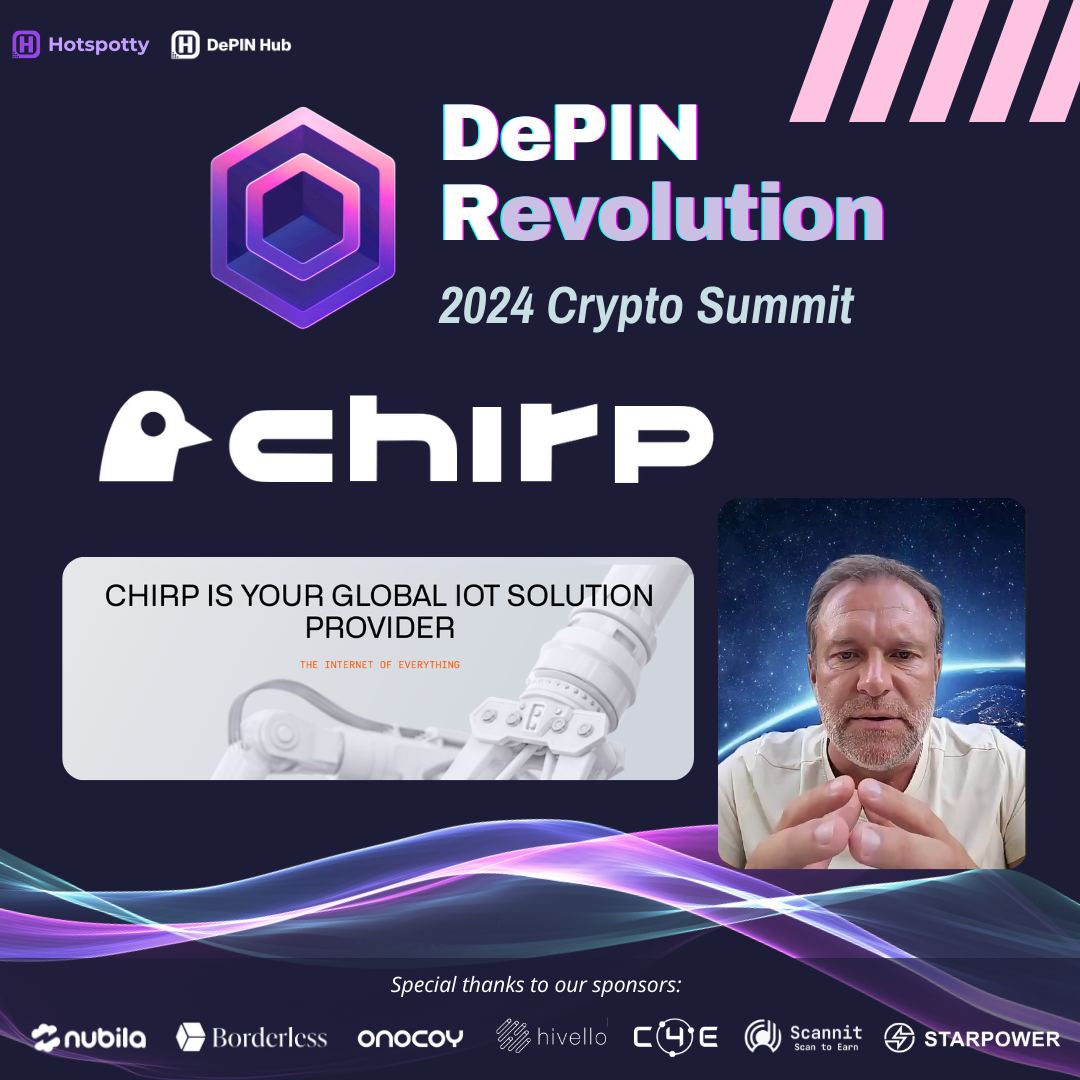 hotspotty's tweet image. Ongoing with our LIVE broadcast! 🔴

Tune in with @tim_krav_ from @ChirpDeWi !
There's a bunch of IoT devices and then there's Chirp!

300 million tokens in the game! Hop on.

Get your tickets while it lasts!👉revolution.depinhub.io