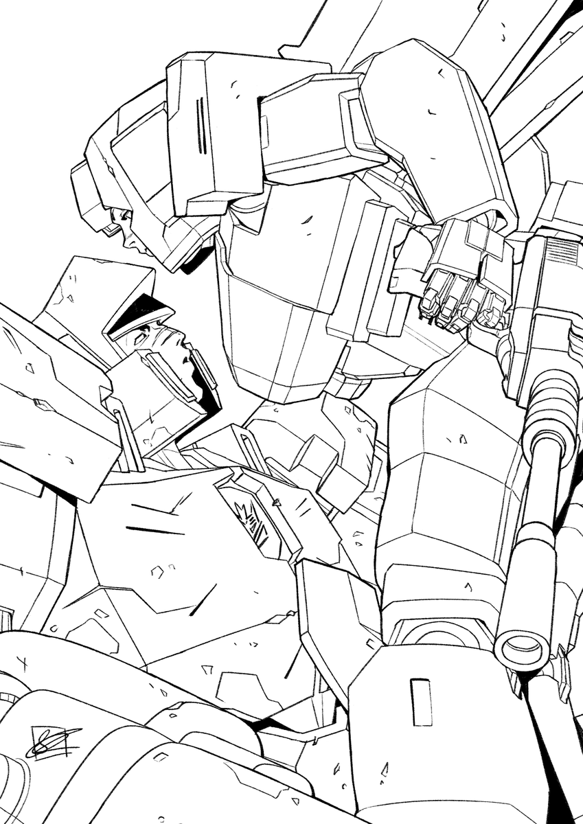 plus the lineart!
in case you couldn't tell, i try to draw a lot of "awkward" angles of the face for practice--sometimes it makes the composition worse but i do what i have to to keep in shape