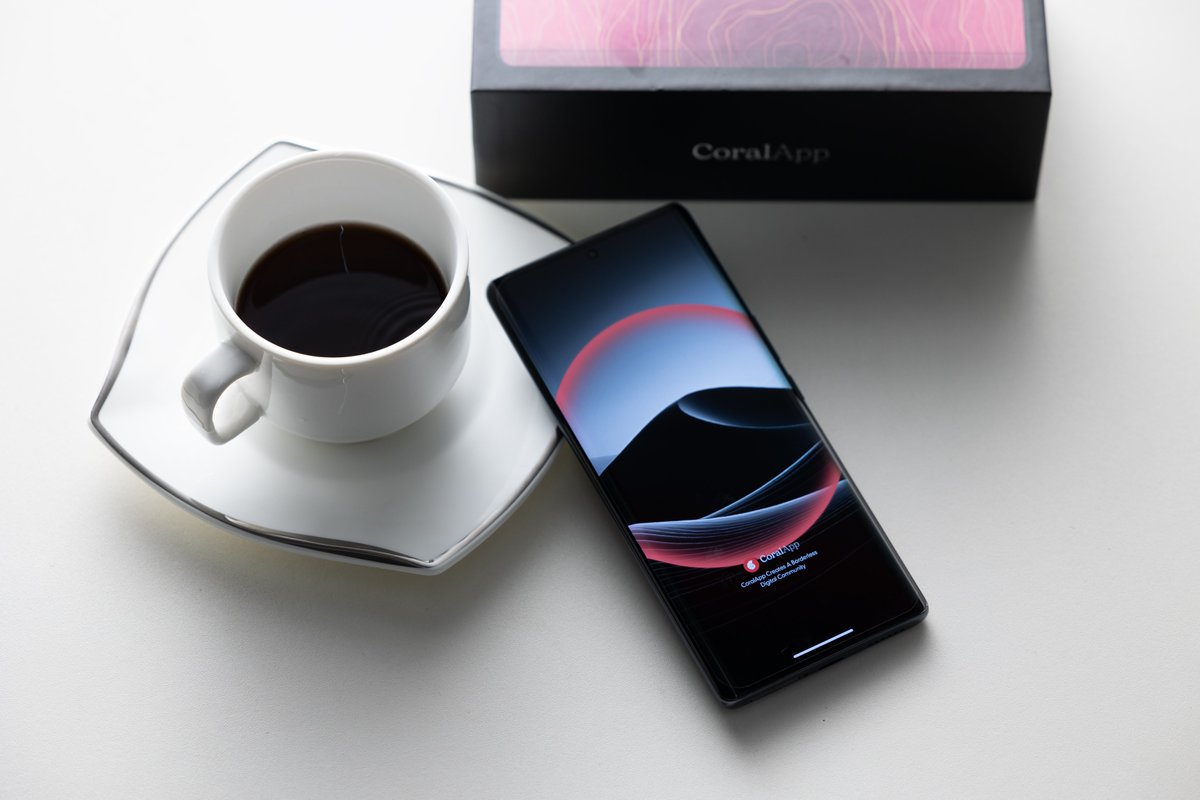 MyCoralApp's tweet image. Gm! 🌞 enjoy that sunshine. I'm already on my second coffee, gearing up for a day full of Crypto adventures! #cryptophone #coralapp