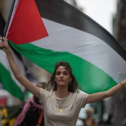If you stand with Palestine, raise your 🖐️🍉