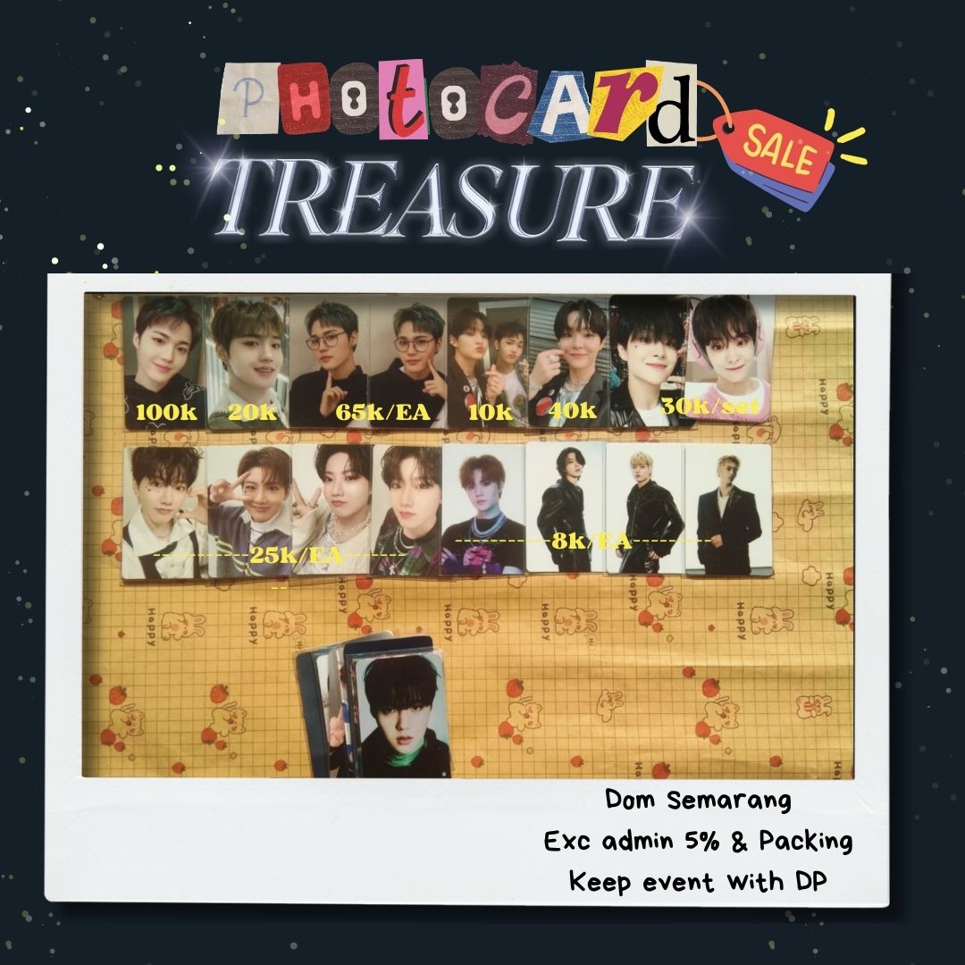 WTS Photocard Treasure

Dom semarang
Exc admin 5% &amp; Pack
Keep event with DP

tag wts aab treasure hyunsuk jihoon yoshi junkyu jaehyuk asahi doyoung haruto jeongwoo junghwan #ตลาดนัดเด็กสมบัติ 트레저 포카 양도 트레저 포카 양도 #ตลาดนัดtreasure #pasarTREASURE