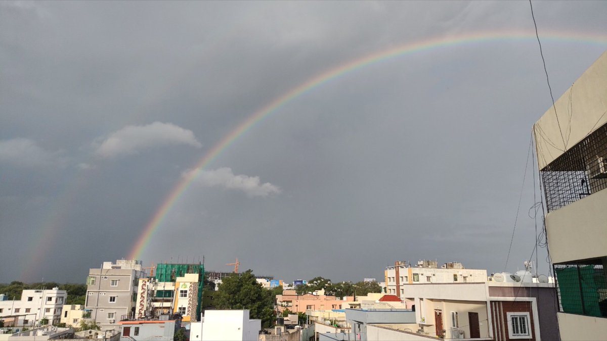 snehasachdev3's tweet photo. Near #Alwal #Hyderabad #Rainbow https://t.co/XUtY1DvuGM