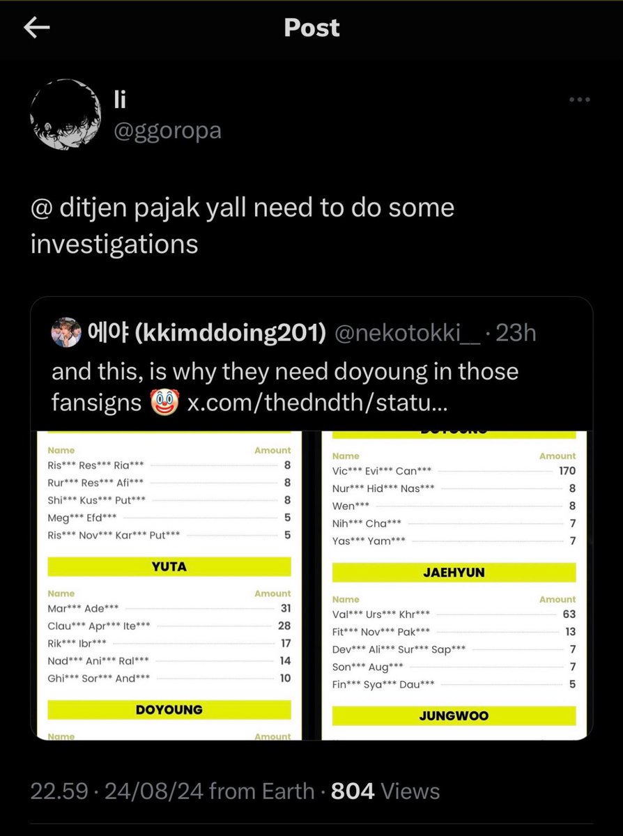 hellow_xiao's tweet photo. Hai kak @ggoropa, fyi almost all kpop-an aku pake duit nabung/invest sendiri. Puji Tuhan keluarga saya taat pajak, bahkan hire konsultan pajak loh. boleh bgt cek petugas pajak di domku. kita udh kenal nih hehe

but, how bout u kak? udh taat pajak kah sampe bisa julid gini?

⬇️ -c https://t.co/ACayTSrjaX
