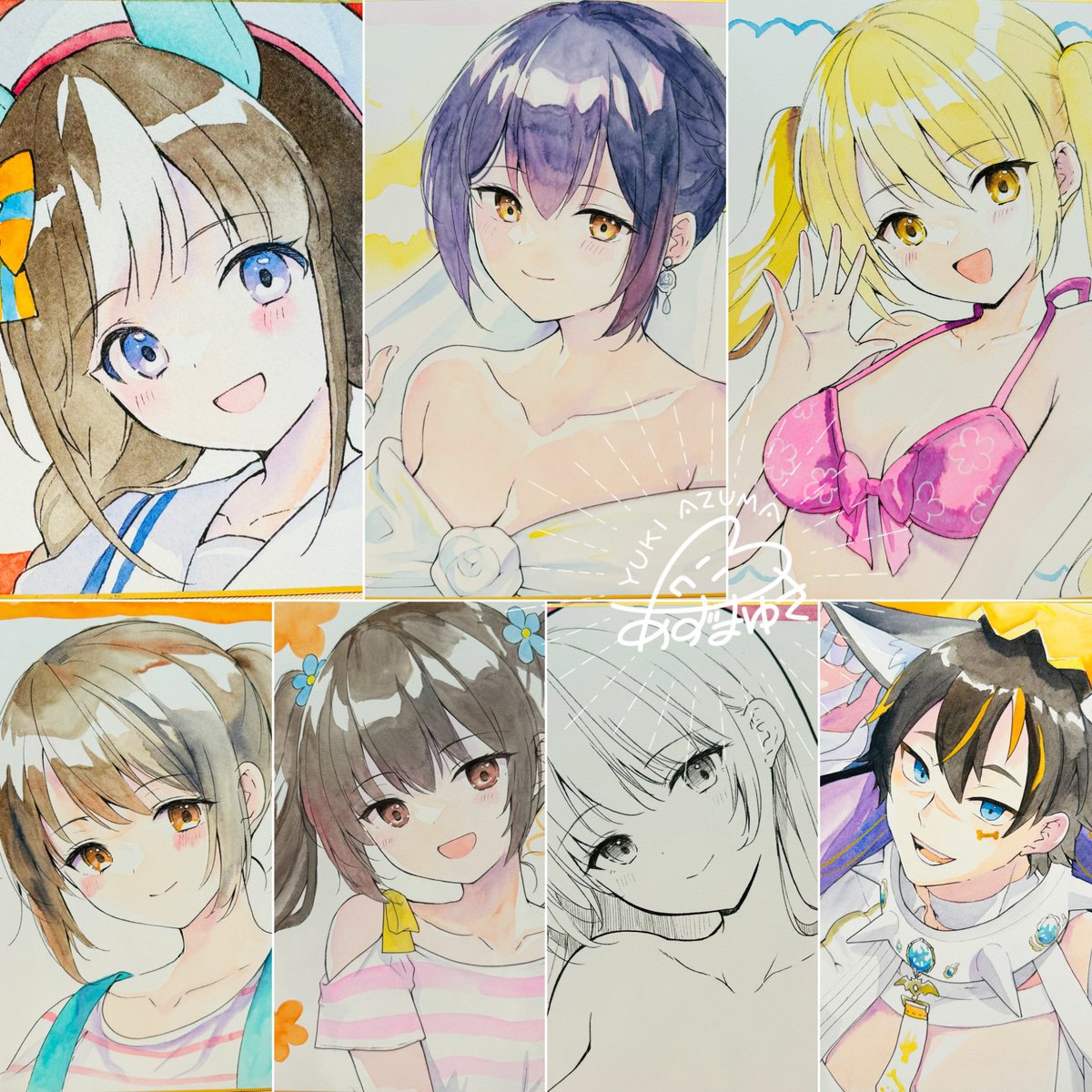 FF43全日程無事終了しました!
来て下さったみなさま本当にありがとうございました🫶
また次のイベントでお会いしましょう!
描かせて頂いた色紙の一部です✨ 