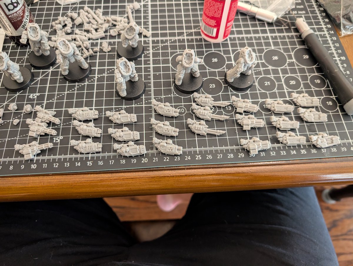 gundamdad87's tweet image. Oh @PuppetsWar I love your options but god I forget how much work I need to do. Haha 

#3dprintedmini #puppetswar #stls #miniaturewargaming #wargaming