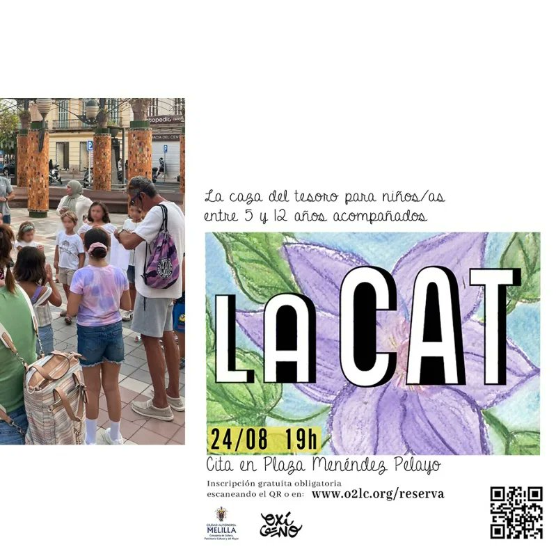 🏴‍☠️ Ayer disfrutamos de La CAT con muchos niños, niñas y sus familias. 🗺️ Descubrieron pistas y encontraron el tesoro mientras se divertían a lo grande. ¡Pronto habrá más actividades en el espacio público! Síguenos para no perderte nada. #LaCAT #Melilla con <a href="/cultura_melilla/">Cultura Melilla</a>