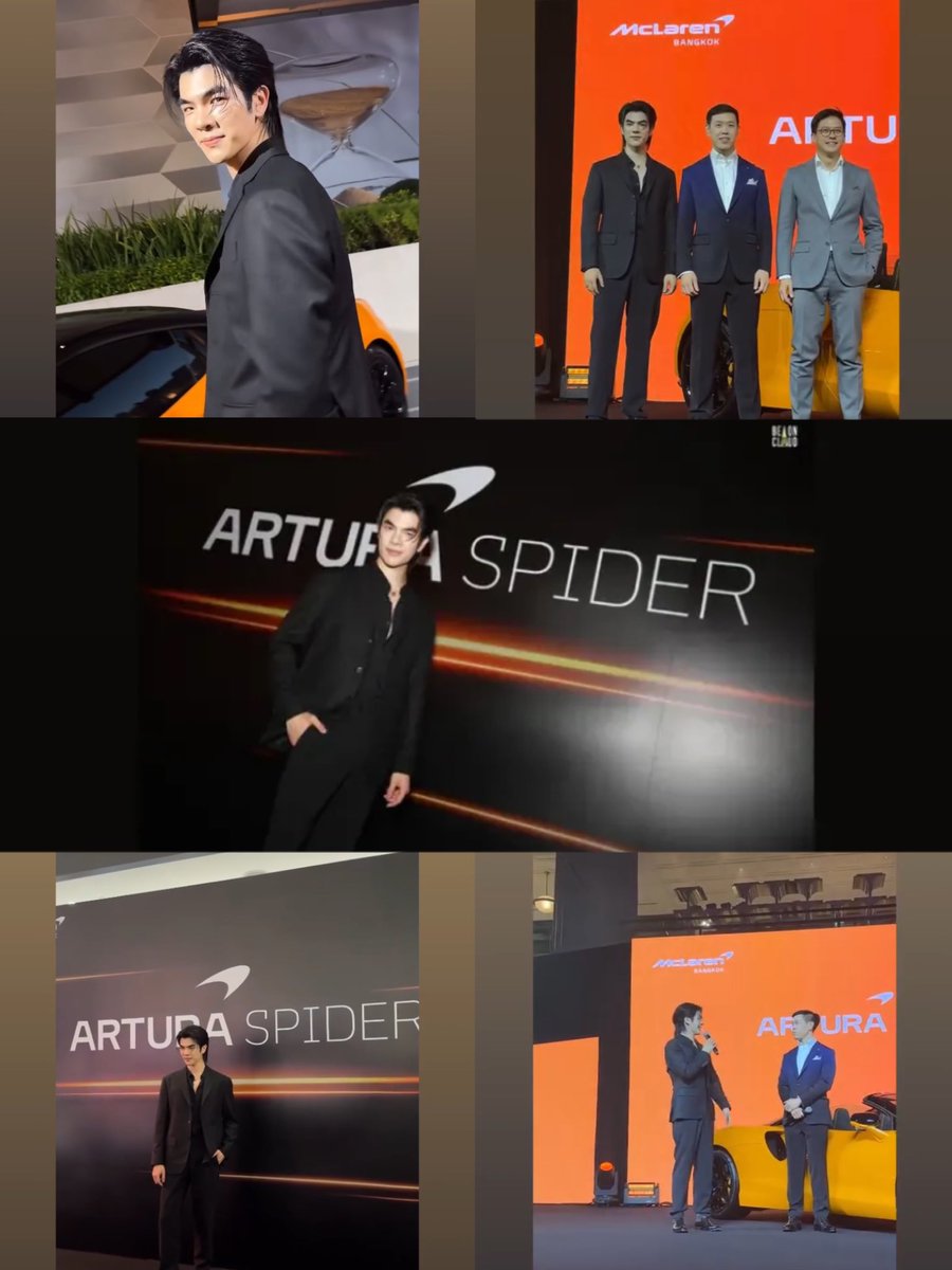 McLaren Bangkok quoted on their IGS about Mile💚 So proud🥰🙏🏻

MILE x McLarenArtura
#McLarenArturaSpiderxMile
#MilePhakphum
<a href="/milephakphum/">mile phakphum</a>