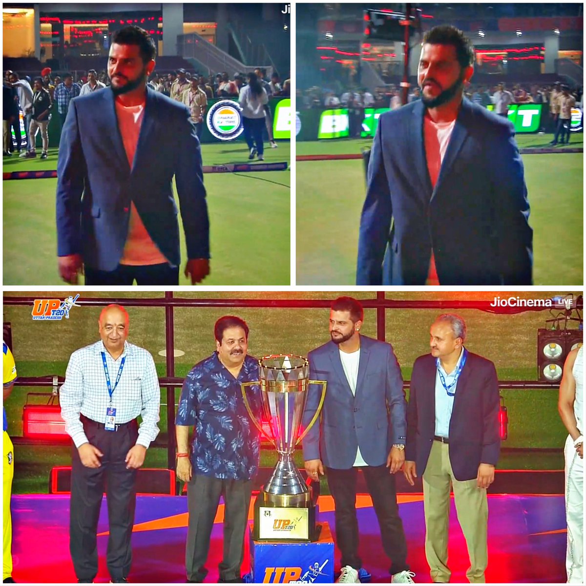 CultRaina's tweet photo. Suresh Raina at the UP T20 league ! 🔥😍 https://t.co/r0xjA0u5gm