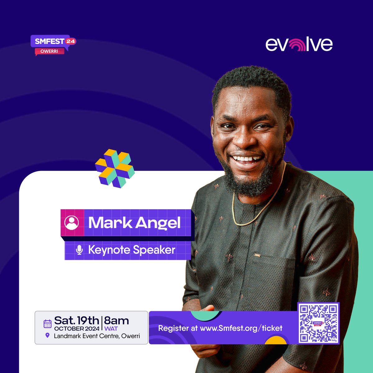 Smfest_Official's tweet photo. The Hype is Real! π―
We're glad to announce @markangelcomedy as a Keynote Speaker for SMFEST Owerri 2024! ππΊ
He's the king of content creation in Africa.
Owerri, are you ready yet?
#smfest #smfestowerri #smfestspeakers #markangelcomedy #smfestawka #smfestabuja #markangel https://t.co/YjsrCsI8kX