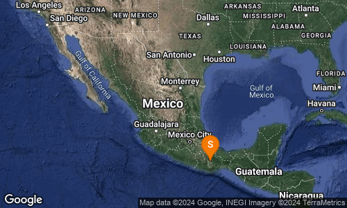 SismologicoMX's tweet photo. Preliminar: SISMO Magnitud 4.7 Loc  21 km al NORTE de TLACOLULA, OAX 25/08/24 08:27:27 Lat 17.14 Lon -96.48 Pf 43 km https://t.co/mdyxyttnPM