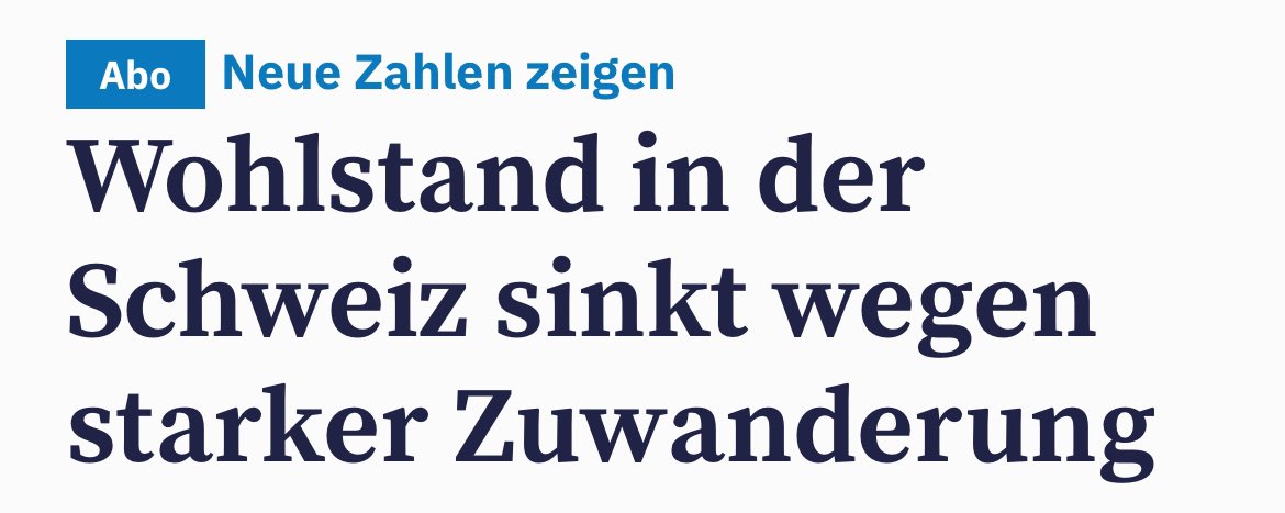 Wie man mit dem einfachen statistischem Zusammenhang, dass das BIP geteilt durch mehr Menschen ein tieferes BIP pro Kopf ergibt, diese pauschale Aussage konstruieren und verbreiten kann, ist mir ein Rätsel.