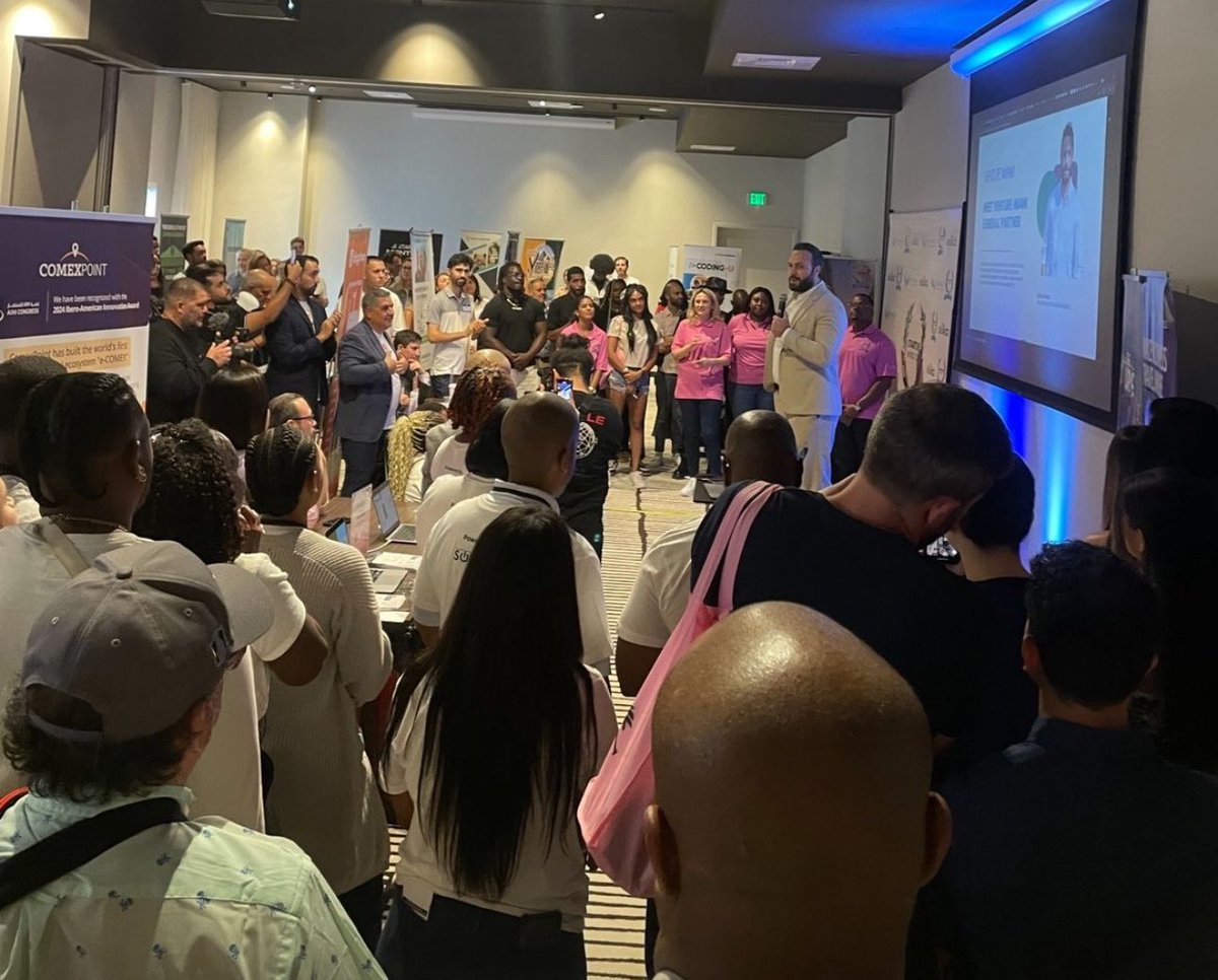 burhansebin's tweet photo. Incredible energy at the #StartupWorldCup Miami final! Huge congratulations to all the startups who showcased groundbreaking innovations. Special thanks to the @thesourcegroups team, @hilmonsorey, and @IamTedLucas for organizing such a fantastic event. Excited to see what the future holds for these startups! 🚀 #MiamiTech #StartupEcosystem